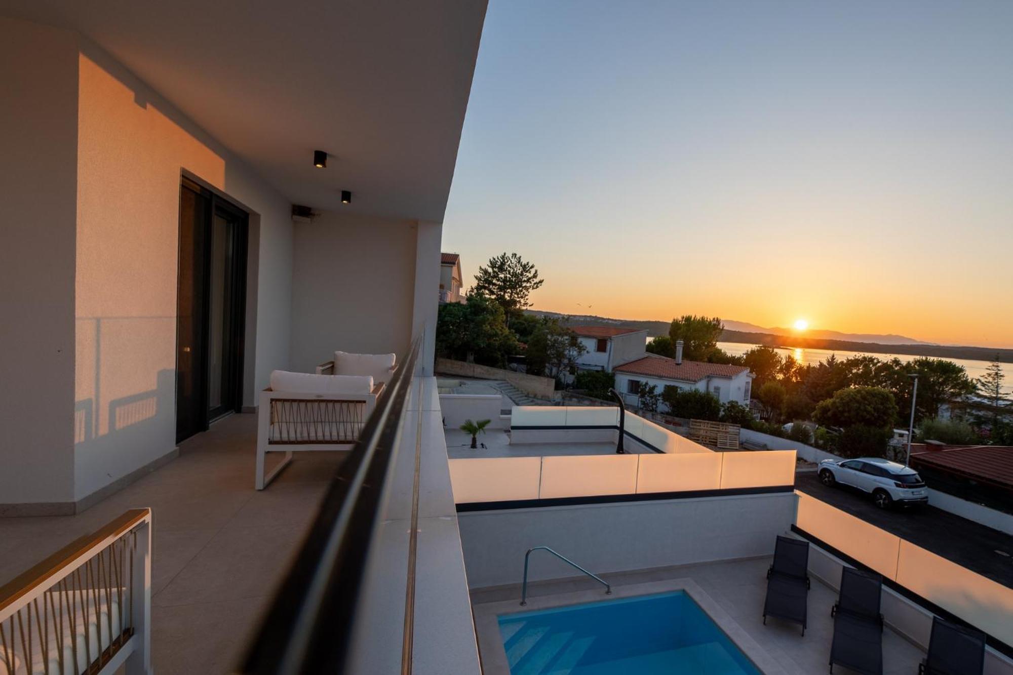 Villa Terra Bianca Klimno Exterior foto